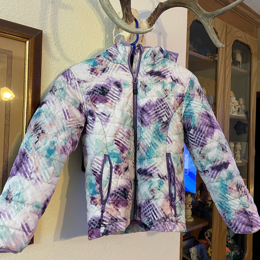 Girls winter jacket with hood